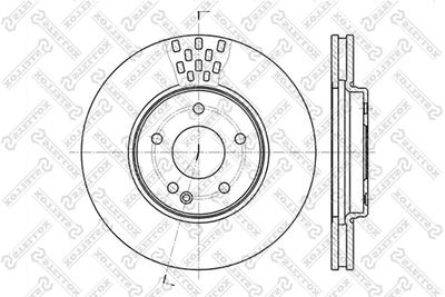 Brake Disc STELLOX 6020-3332V-SX