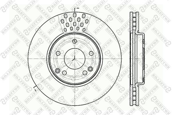 STELLOX 6020-3341V-SX Brake Disc
