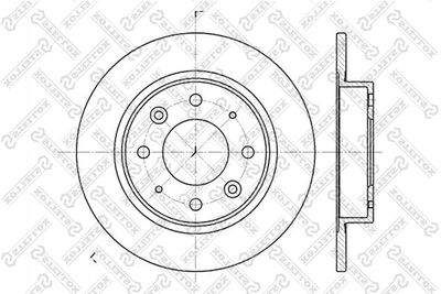Brake Disc STELLOX 6020-3503-SX