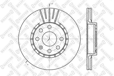 Brake Disc STELLOX 6020-3617V-SX