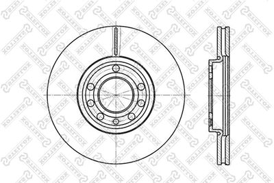 Brake Disc STELLOX 6020-3645V-SX