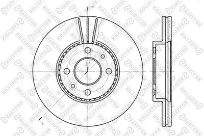 Brake Disc STELLOX 6020-3911V-SX