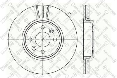 Brake Disc STELLOX 6020-3919V-SX