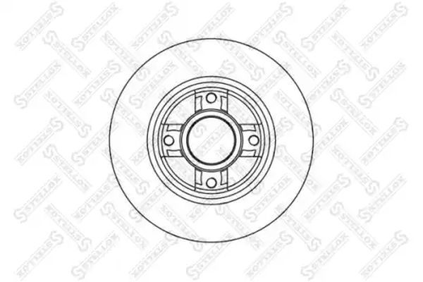 STELLOX 6020-3937-SX Brake Disc