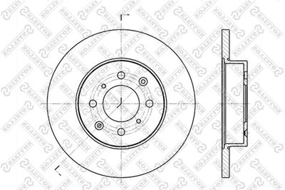 Brake Disc STELLOX 6020-4012-SX