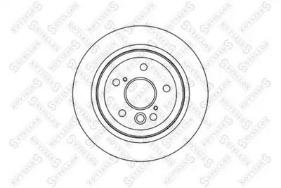 Brake Disc STELLOX 6020-4576-SX
