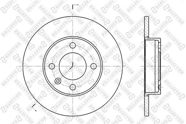 STELLOX 6020-4704-SX Brake Disc