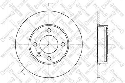 Brake Disc STELLOX 6020-4704-SX