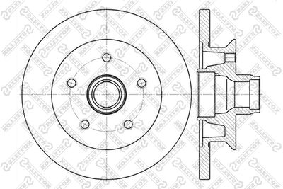 Brake Disc STELLOX 6020-4727-SX