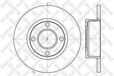 Brake Disc STELLOX 6020-4737-SX