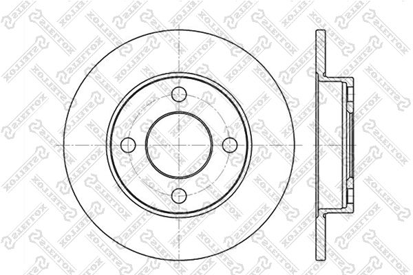 STELLOX 6020-4748-SX Brake Disc