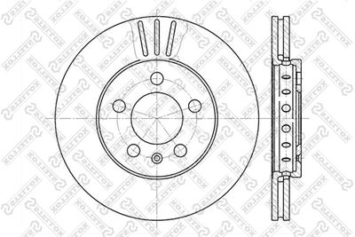 Brake Disc STELLOX 6020-4758V-SX