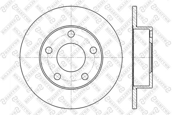 STELLOX 6020-4763-SX Brake Disc