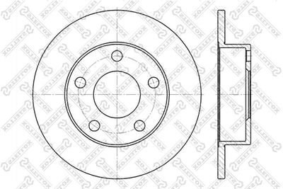 Brake Disc STELLOX 6020-4763-SX