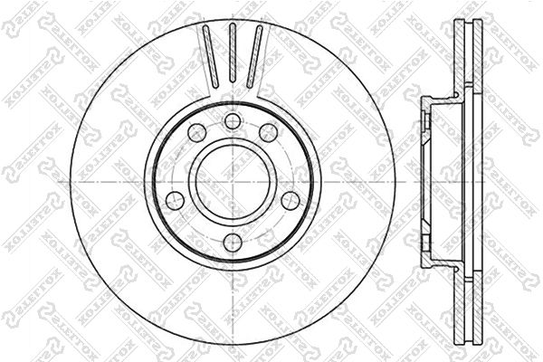 STELLOX 6020-4783V-SX Brake Disc