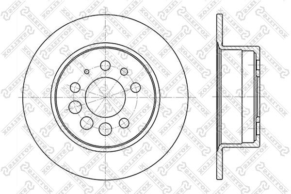 STELLOX 6020-4807-SX Brake Disc