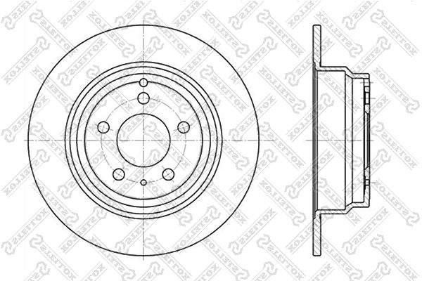 STELLOX 6020-4833-SX Brake Disc