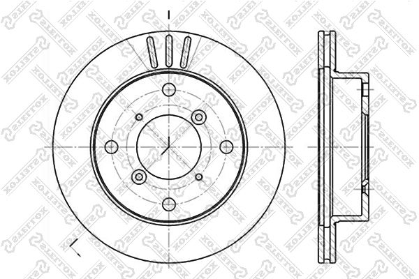 STELLOX 6020-5205V-SX Brake Disc