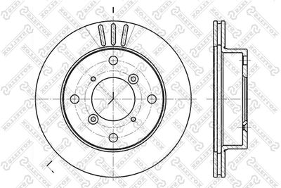 Brake Disc STELLOX 6020-5205V-SX