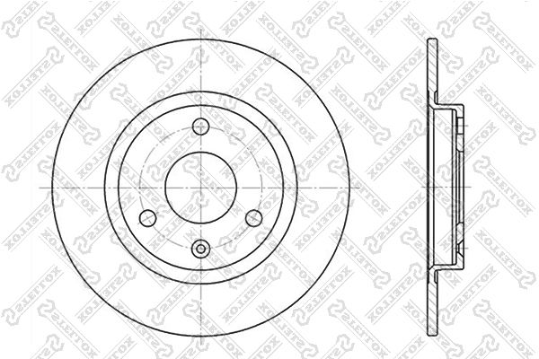 STELLOX 6020-9917-SX Brake Disc