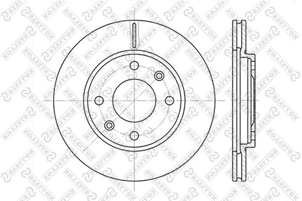 STELLOX 6020-9918V-SX Brake Disc