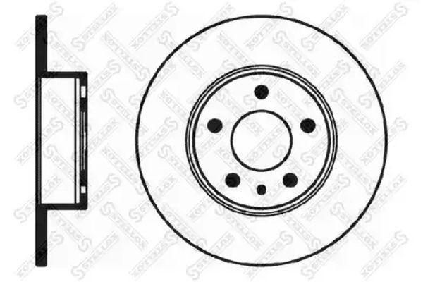 STELLOX 6020-9926-SX Brake Disc