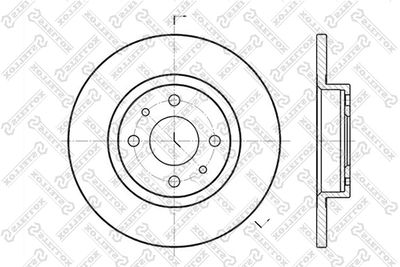 Brake Disc STELLOX 6020-9932-SX