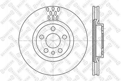 Brake Disc STELLOX 6020-9942V-SX