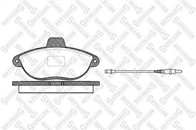 Brake Pad Set, disc brake STELLOX 613 002B-SX