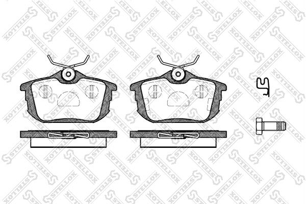 STELLOX 616 002B-SX Brake Pad Set, disc brake
