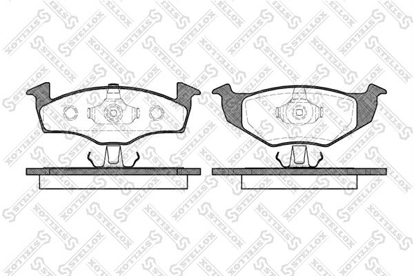 STELLOX 620 010B-SX Brake Pad Set, disc brake