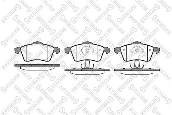 STELLOX 629 000B-SX Brake Pad Set, disc brake