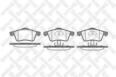 Brake Pad Set, disc brake STELLOX 629 000B-SX