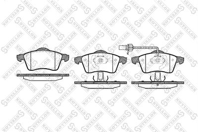 Brake Pad Set, disc brake STELLOX 629 001B-SX