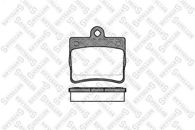 Brake Pad Set, disc brake STELLOX 641 000B-SX
