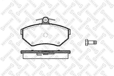 Brake Pad Set, disc brake STELLOX 642 010B-SX