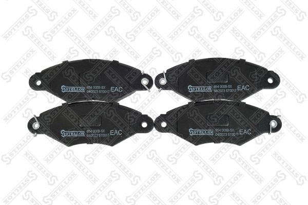 STELLOX 654 000B-SX Brake Pad Set, disc brake