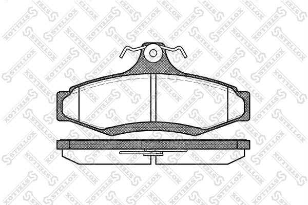 STELLOX 657 010B-SX Brake Pad Set, disc brake