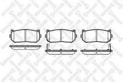 Brake Pad Set, disc brake STELLOX 660 002-SX