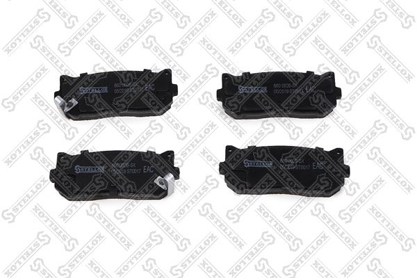 STELLOX 660 002B-SX Brake Pad Set, disc brake