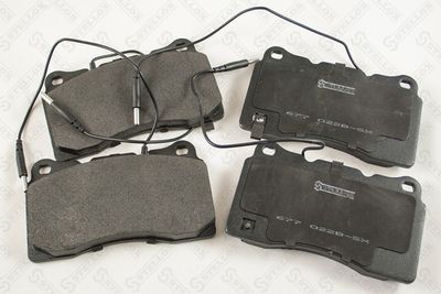 Brake Pad Set, disc brake STELLOX 677 022B-SX