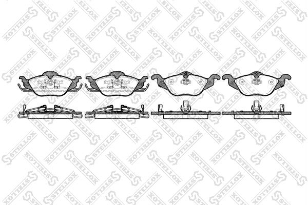 STELLOX 695 002B-SX Brake Pad Set, disc brake