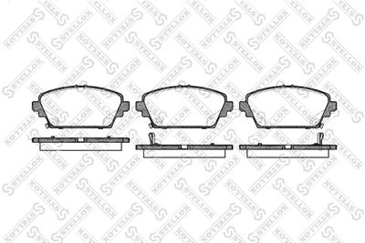 Brake Pad Set, disc brake STELLOX 705 002B-SX