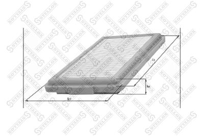 Air Filter STELLOX 71-01286-SX