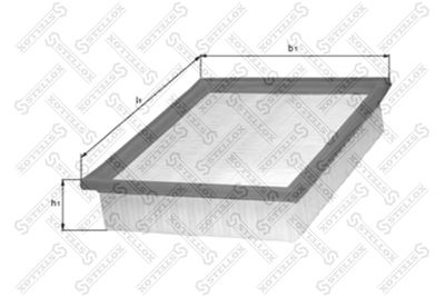 Air Filter STELLOX 71-01456-SX