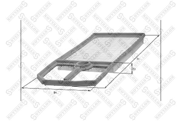 STELLOX 71-01619-SX Air Filter