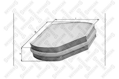 Filter, cabin air STELLOX 71-10037-SX