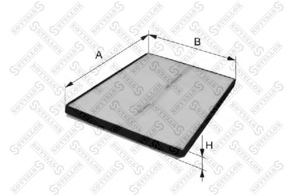 STELLOX 71-10046-SX Filter, cabin air