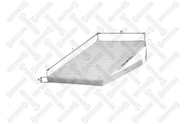 STELLOX 71-10058-SX Filter, cabin air