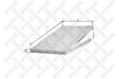 Filter, cabin air STELLOX 71-10058-SX